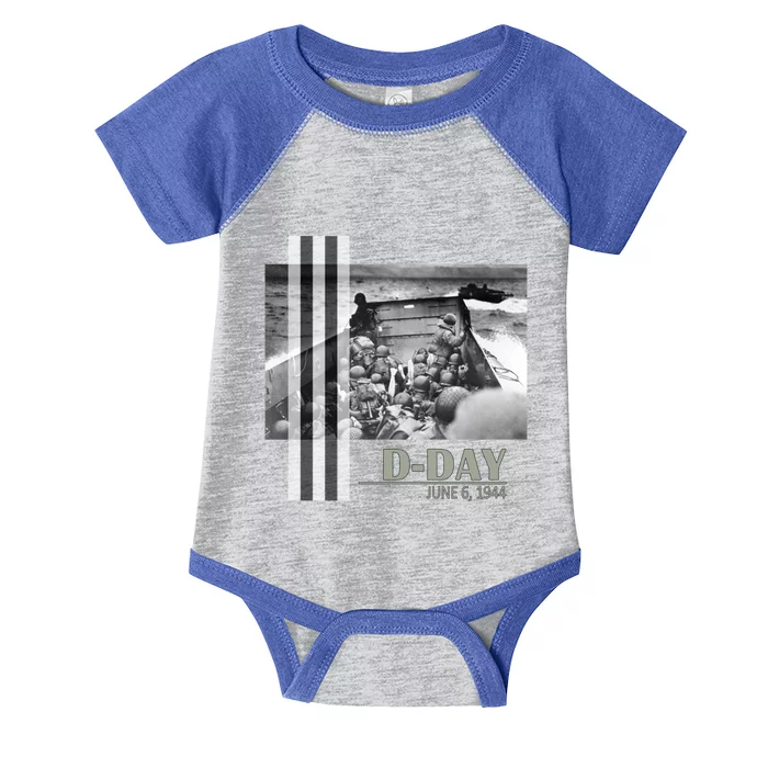 Dgiftday 06 Jun 1944 Ww2 Nordy Landungenay Gift Infant Baby Jersey Bodysuit