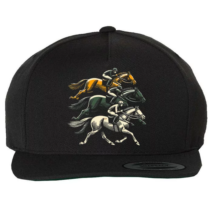 Derby 150th 2024 Horses Wool Snapback Cap