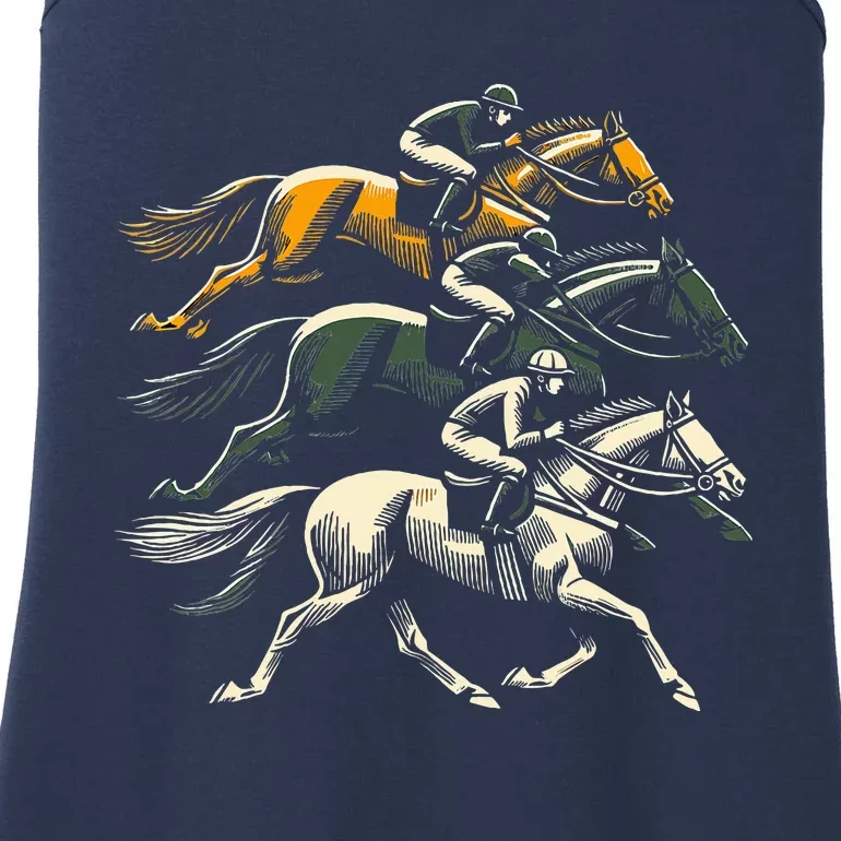 Derby 150th 2024 Horses Ladies Essential Tank