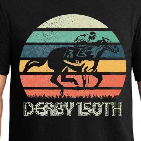 Derby 150th Running Horse Racing Pajama Set