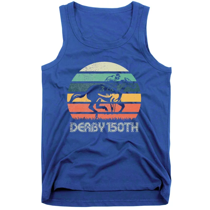 Derby 150th Running Horse Racing Tank Top