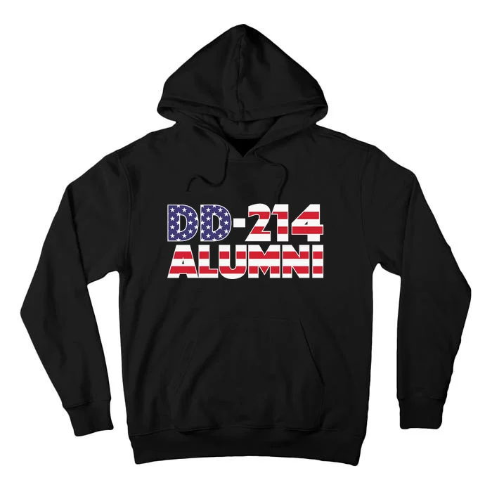 DD 214 Alumni US Flag Tall Hoodie