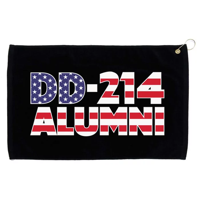 DD 214 Alumni US Flag Grommeted Golf Towel