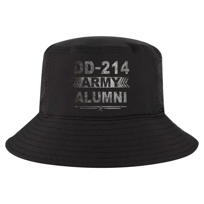 DD 214 Army Alumni Military Veteran Retirement Gifts Cool Comfort Performance Bucket Hat