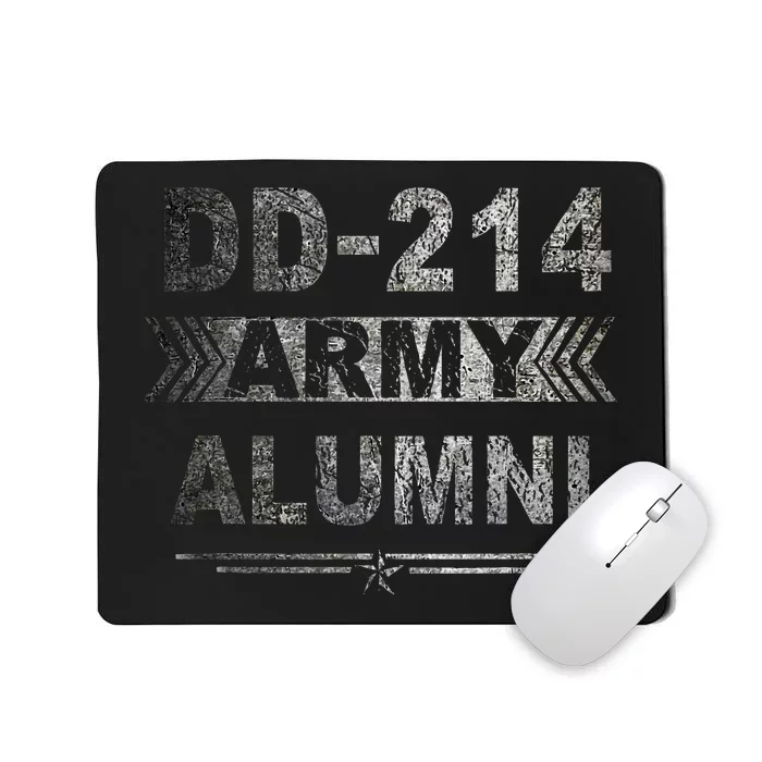 DD 214 Army Alumni Military Veteran Retirement Gifts Mousepad