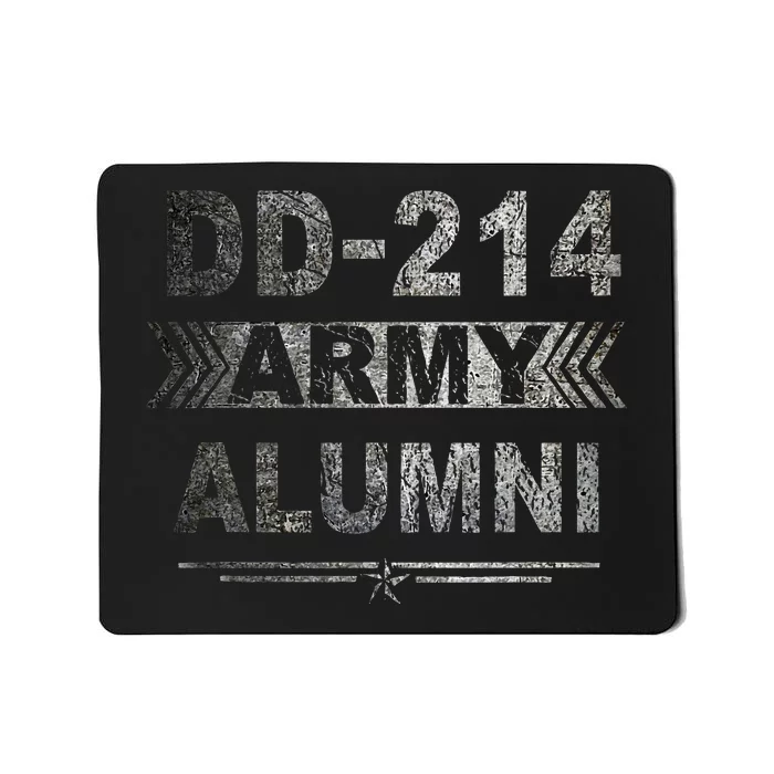 DD 214 Army Alumni Military Veteran Retirement Gifts Mousepad