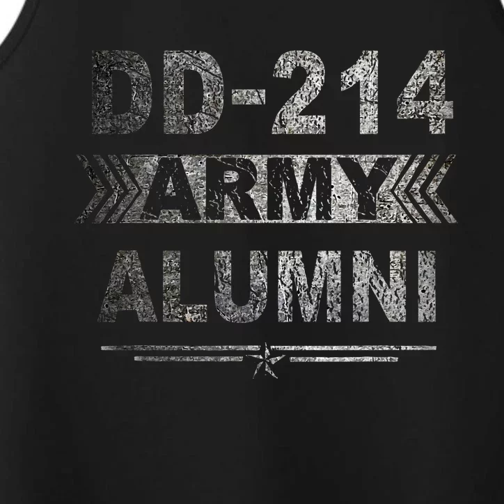 DD 214 Army Alumni Military Veteran Retirement Gifts Performance Tank