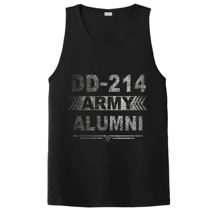 DD 214 Army Alumni Military Veteran Retirement Gifts Performance Tank