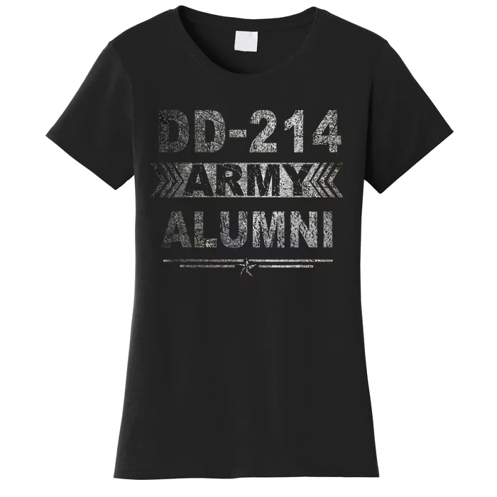 DD 214 Army Alumni Military Veteran Retirement Gifts Women's T-Shirt