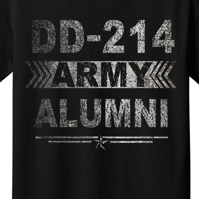 DD 214 Army Alumni Military Veteran Retirement Gifts Kids T-Shirt