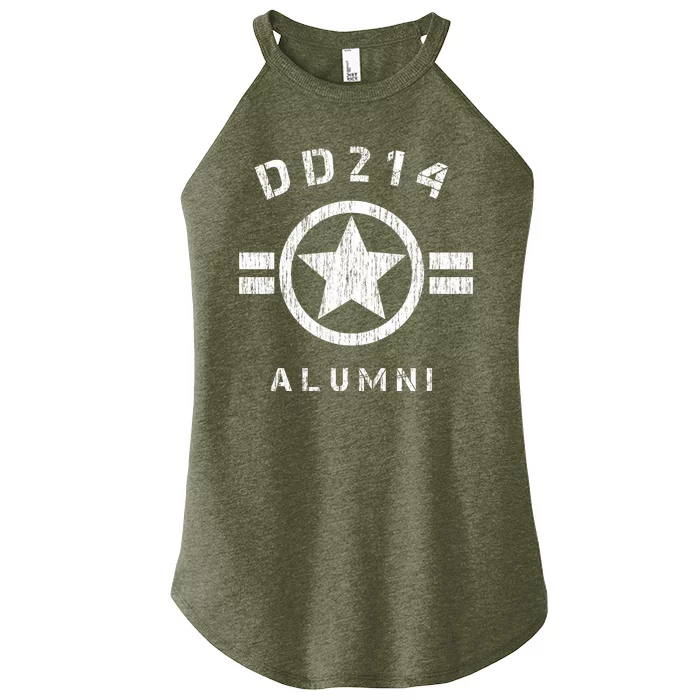 DD 214 Alumni Army Women’s Perfect Tri Rocker Tank