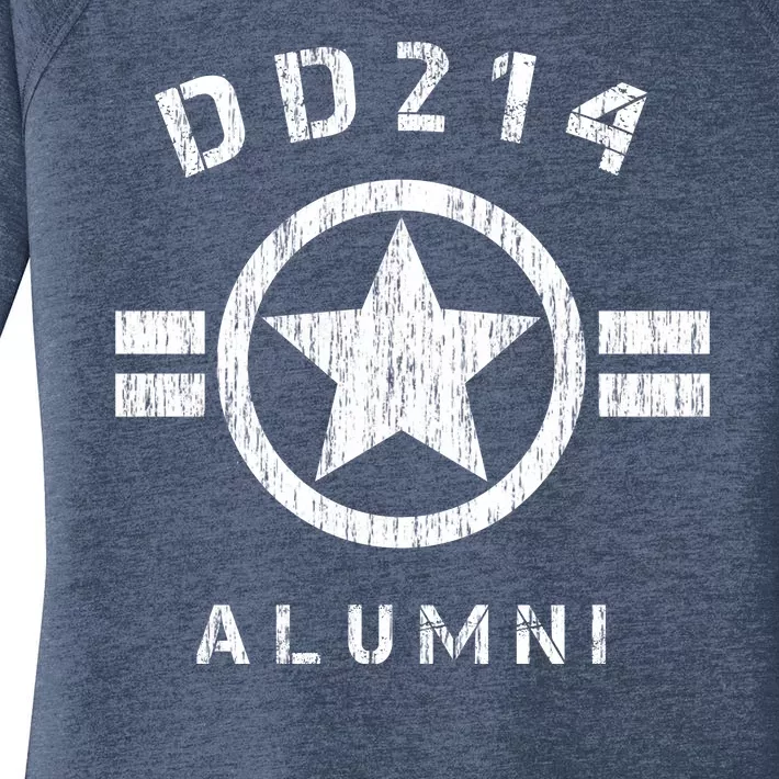 DD 214 Alumni Army Women's Perfect Tri Tunic Long Sleeve Shirt