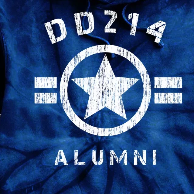 DD 214 Alumni Army Tie Dye Hoodie