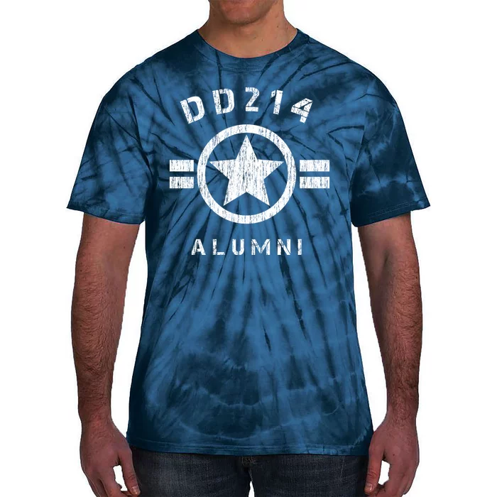 DD 214 Alumni Army Tie-Dye T-Shirt