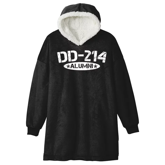 Dd 214 Alumni Hooded Wearable Blanket