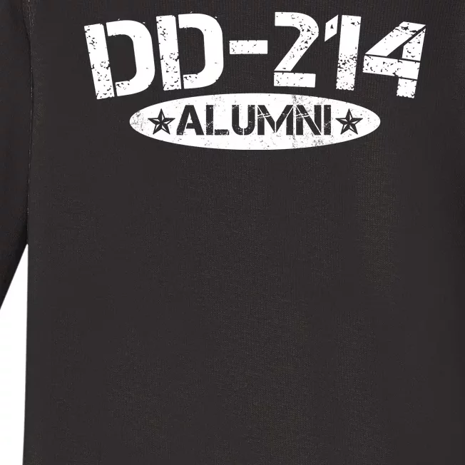 Dd 214 Alumni Baby Long Sleeve Bodysuit