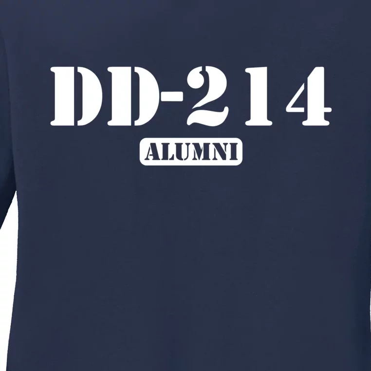 DD 214 Alumni Ladies Long Sleeve Shirt