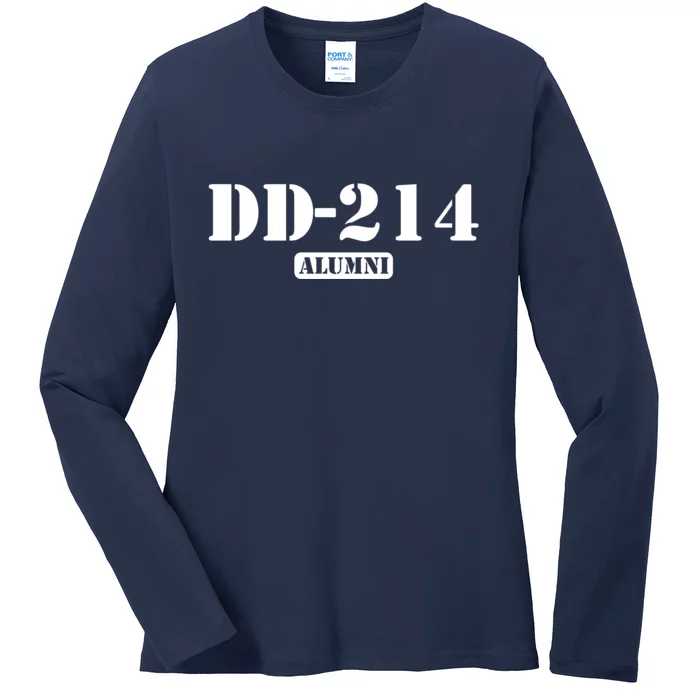 DD 214 Alumni Ladies Long Sleeve Shirt