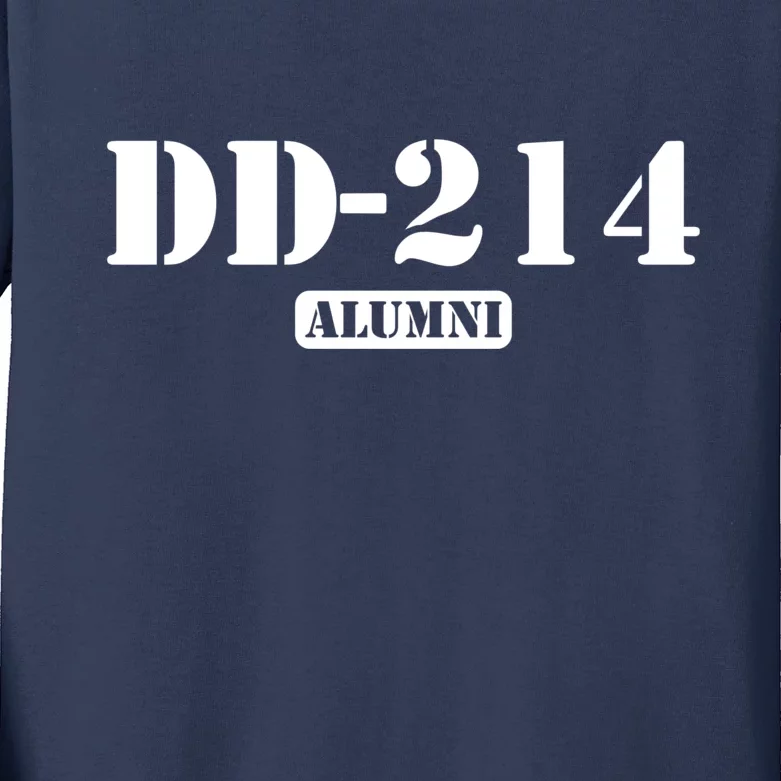 DD 214 Alumni Kids Long Sleeve Shirt