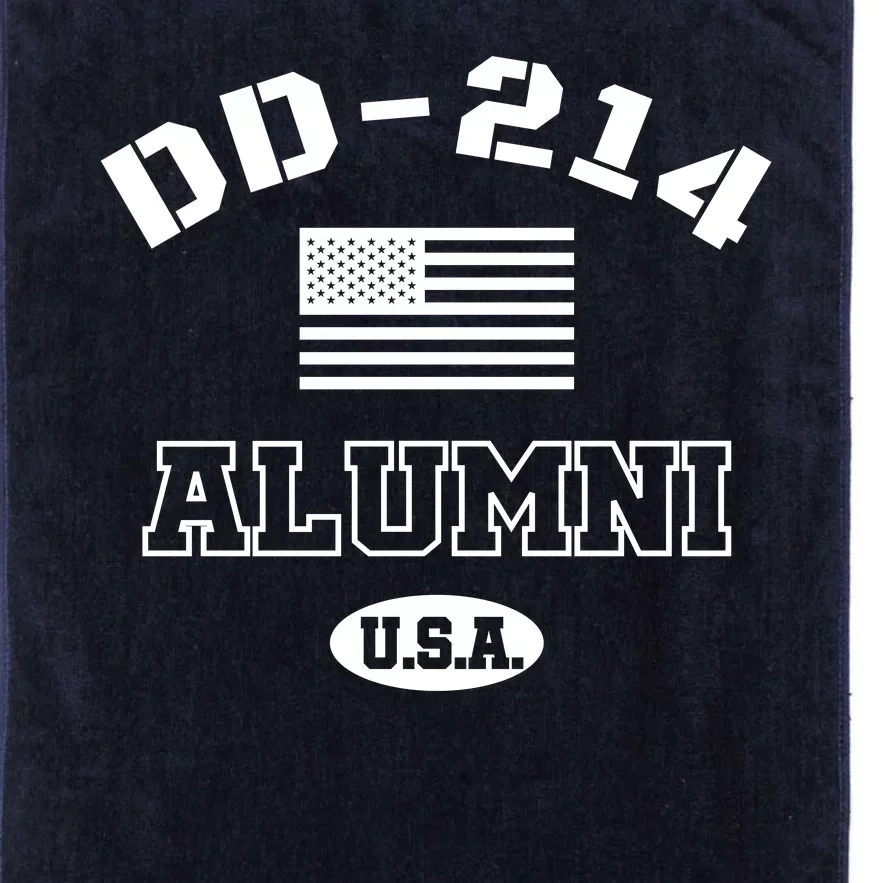 DD 214 Alumni American Flag Platinum Collection Golf Towel