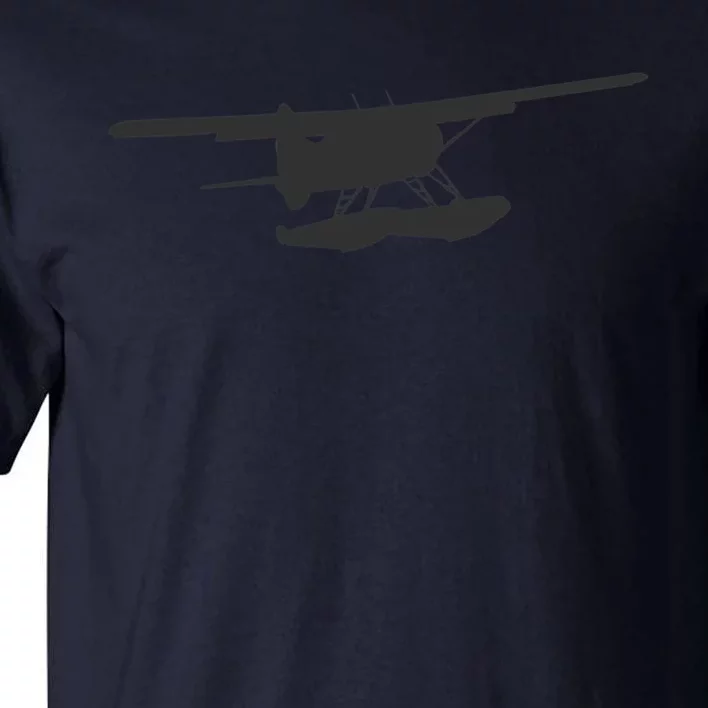 Dhc 2 Beaver Floatplane Silhouette Design Tall T-Shirt