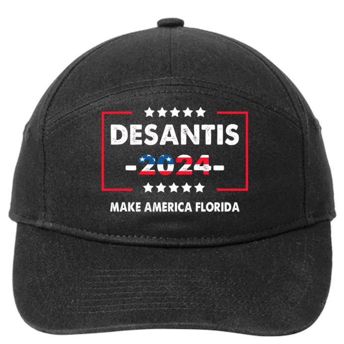 Desantis 2024 7-Panel Snapback Hat