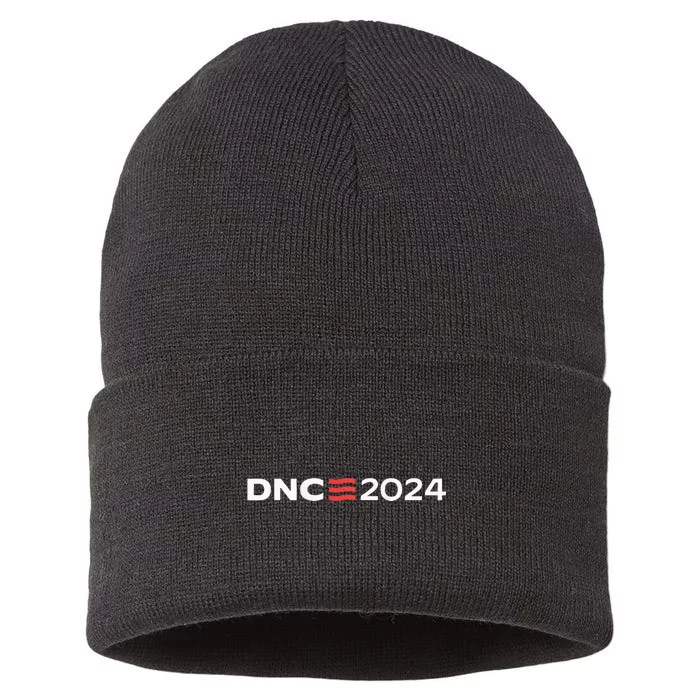 Dnc 2024 Democratic Convention With 2 Side Sustainable Knit Beanie