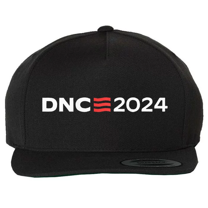 Dnc 2024 Democratic Convention With 2 Side Wool Snapback Cap