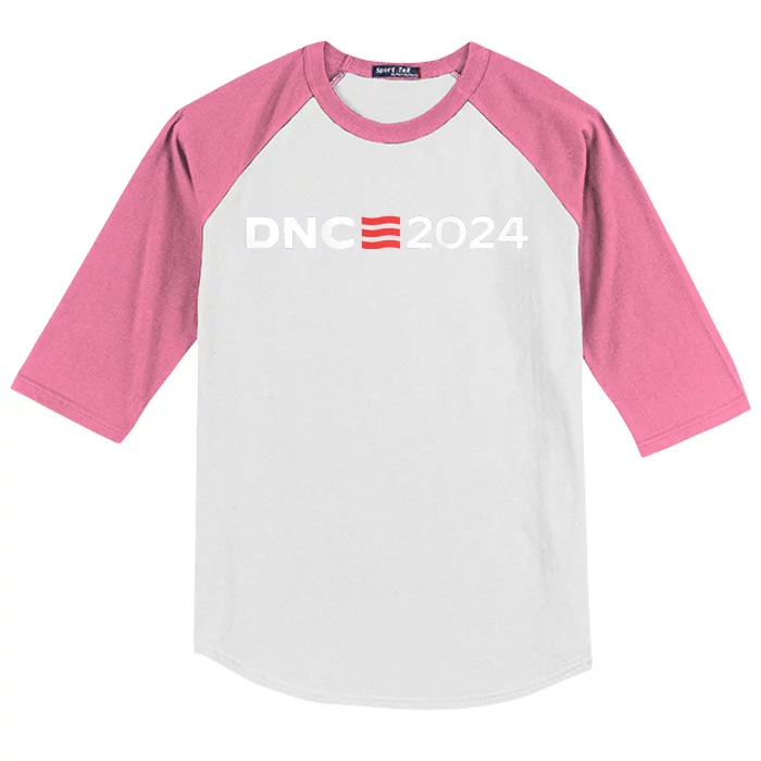 Dnc 2024 Democratic Convention Kids Colorblock Raglan Jersey