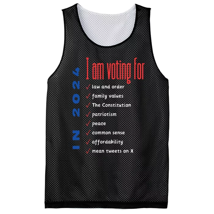 Decision 2024 Mesh Reversible Basketball Jersey Tank