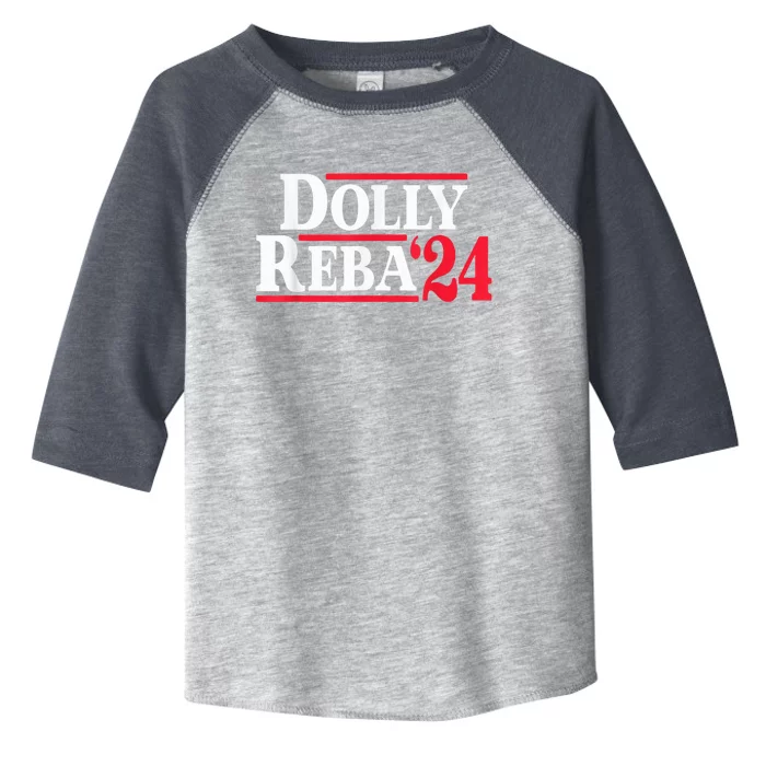 Dolly 24 Dolly Reba Make America Fancy Again Toddler Fine Jersey T-Shirt