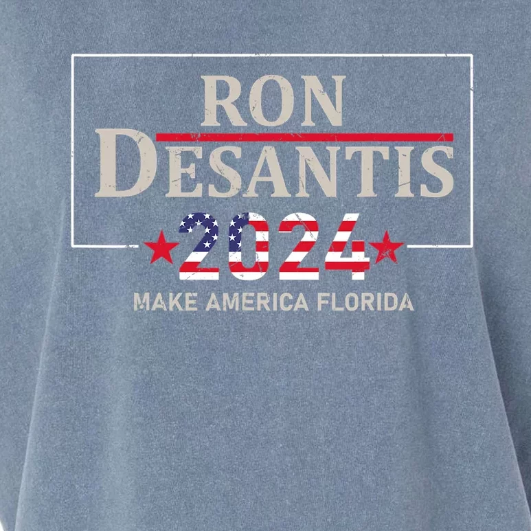 DeSantis 2024 Election, Make America Florida Garment-Dyed Women's Muscle Tee