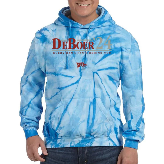 Deboer 24 Every Bama Fans Behind You Tie Dye Hoodie