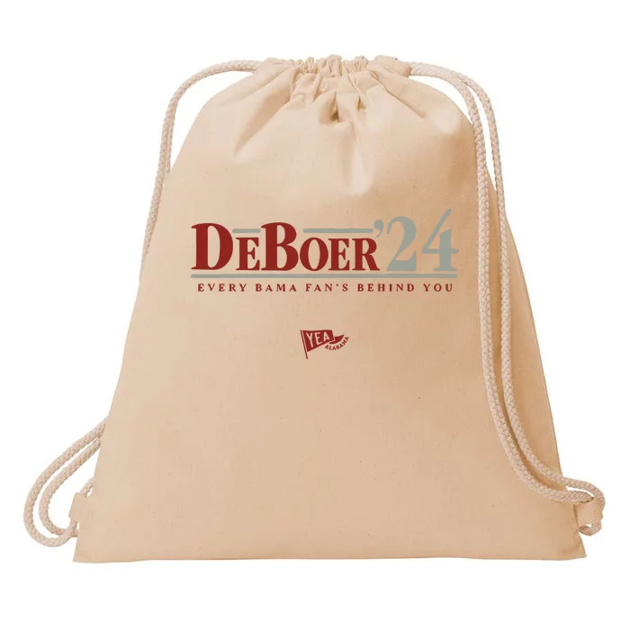 Deboer 24 Every Bama Fans Behind You Drawstring Bag