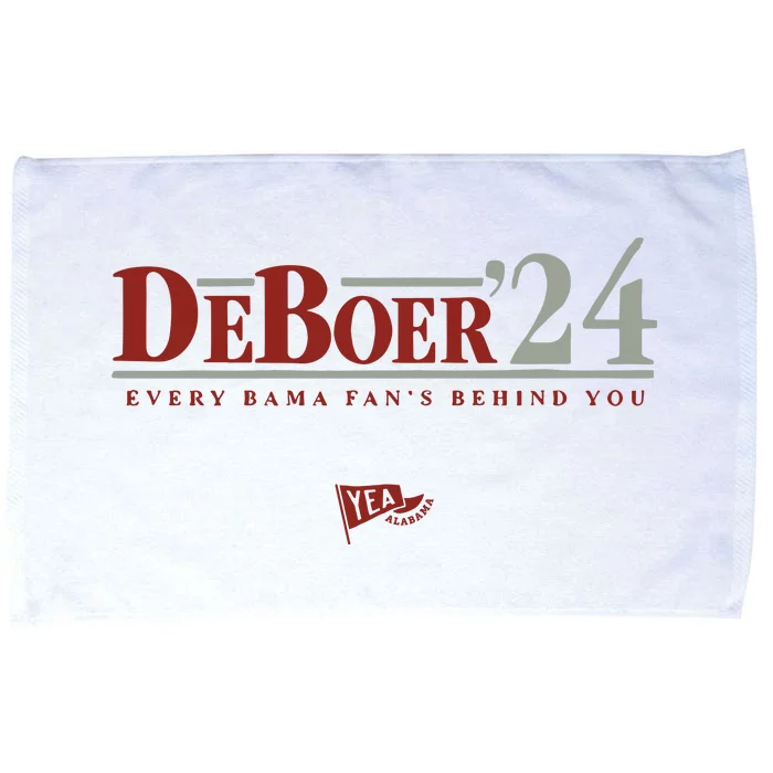 Deboer 24 Every Bama Fans Behind You Microfiber Hand Towel