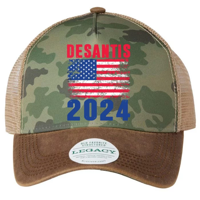 Desantis 2024 Election Ron Desantis For President In 2024 Legacy Tie Dye Trucker Hat