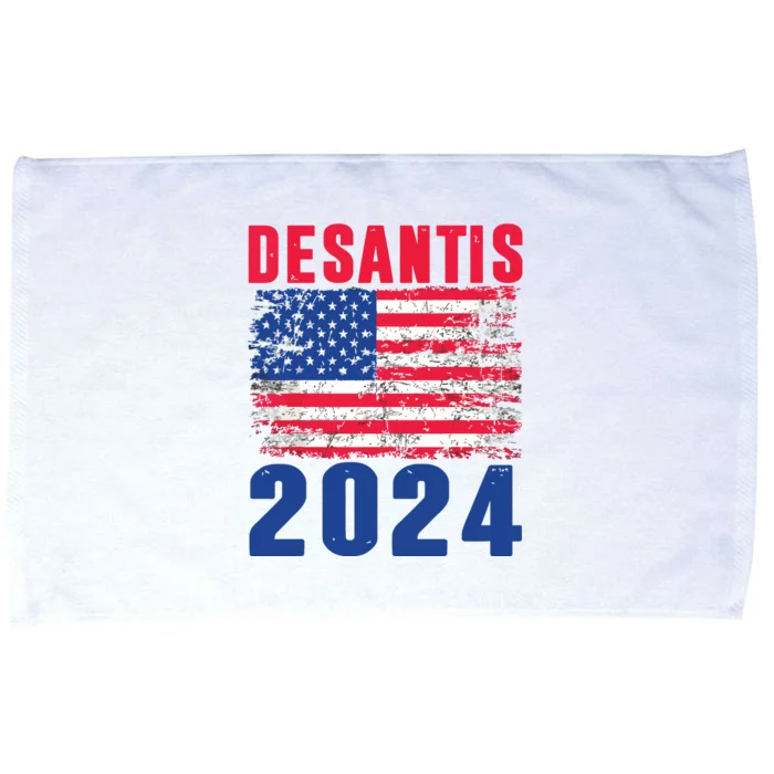 Desantis 2024 Election Ron Desantis For President In 2024 Microfiber Hand Towel