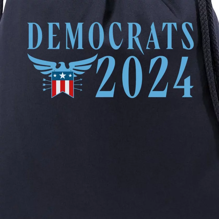 Democrats 2024 Election Logo Drawstring Bag