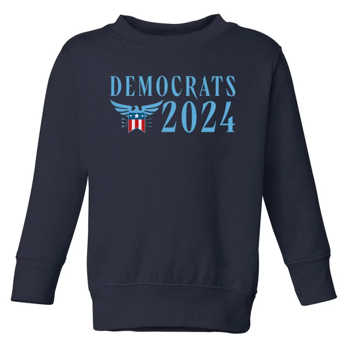 Democrats 2024 Election Logo Toddler Sweatshirt