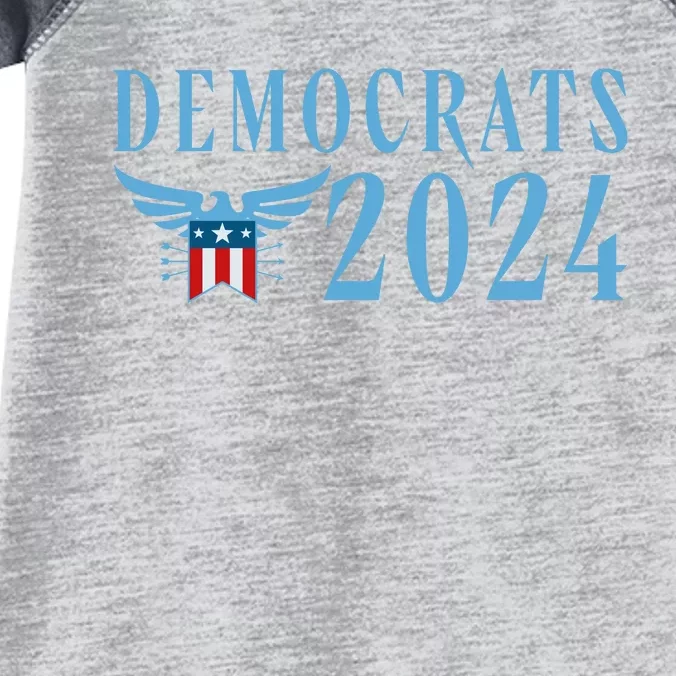 Democrats 2024 Election Logo Infant Baby Jersey Bodysuit