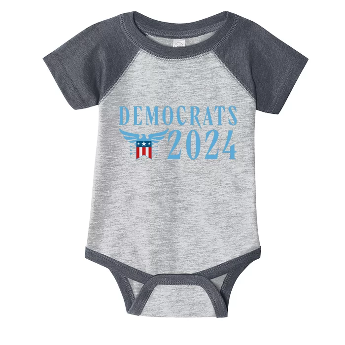 Democrats 2024 Election Logo Infant Baby Jersey Bodysuit