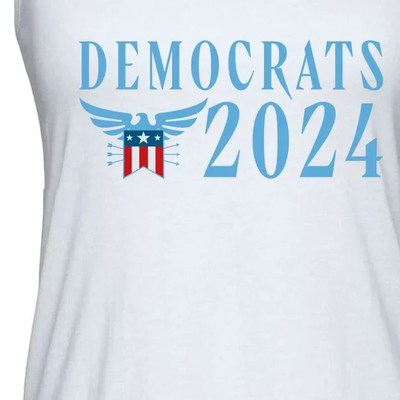 Democrats 2024 Election Logo Ladies Essential Flowy Tank