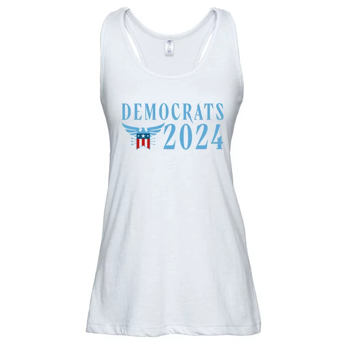 Democrats 2024 Election Logo Ladies Essential Flowy Tank