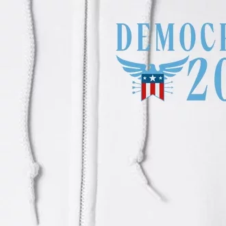 Democrats 2024 Election Logo Full Zip Hoodie