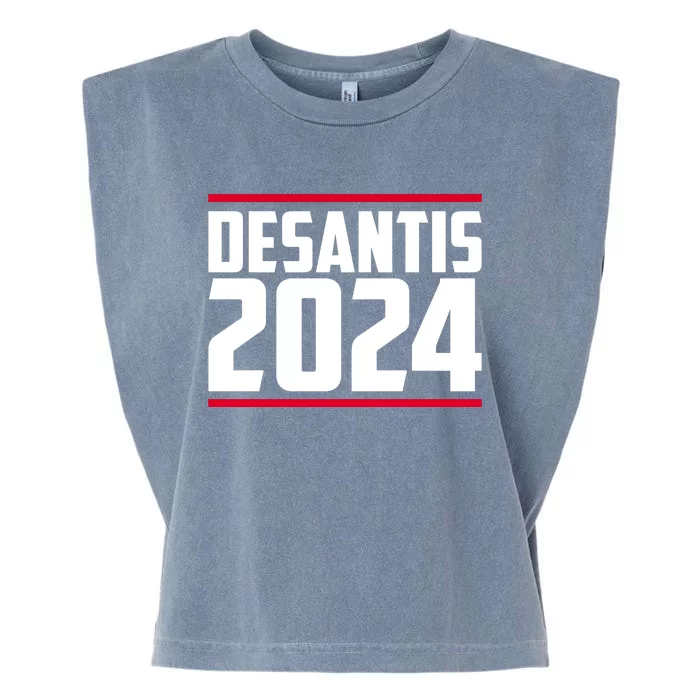 DeSantis 2024 Election Garment-Dyed Women's Muscle Tee