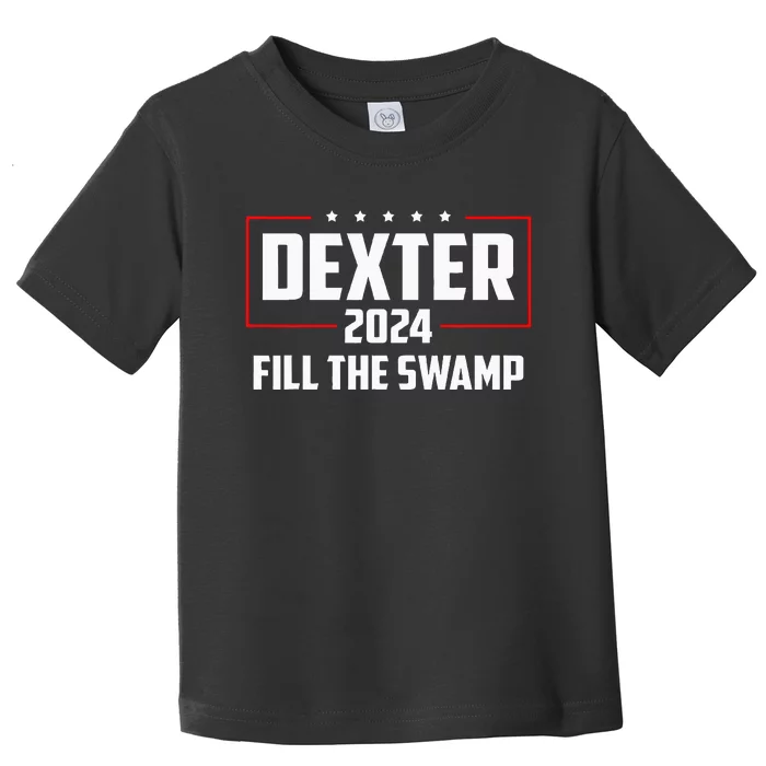 D.E.X.T.E.R 2024 Fill The Swamp Toddler T-Shirt