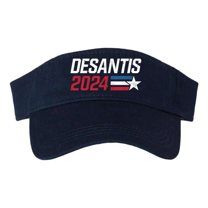 Desantis 2024 For President Ron Desantis Governor Make America Florida Valucap Bio-Washed Visor