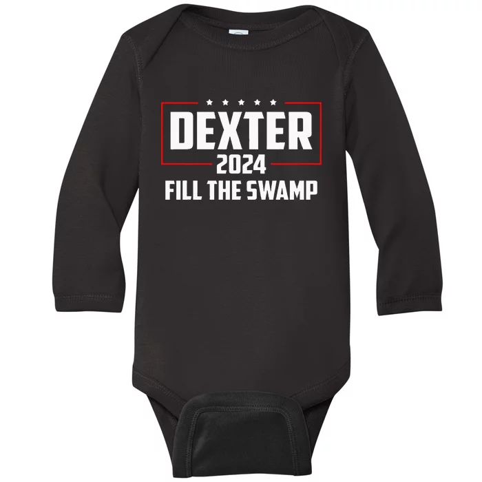 Dexter 2024 Fill The Swamp Baby Long Sleeve Bodysuit