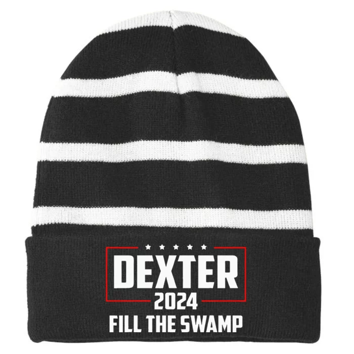 Dexter 2024 Fill The Swamp Striped Beanie with Solid Band