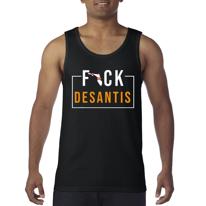 Desantis 2024 Florida Flag Anti Ron Desantis 2024 Sucks Tank Top